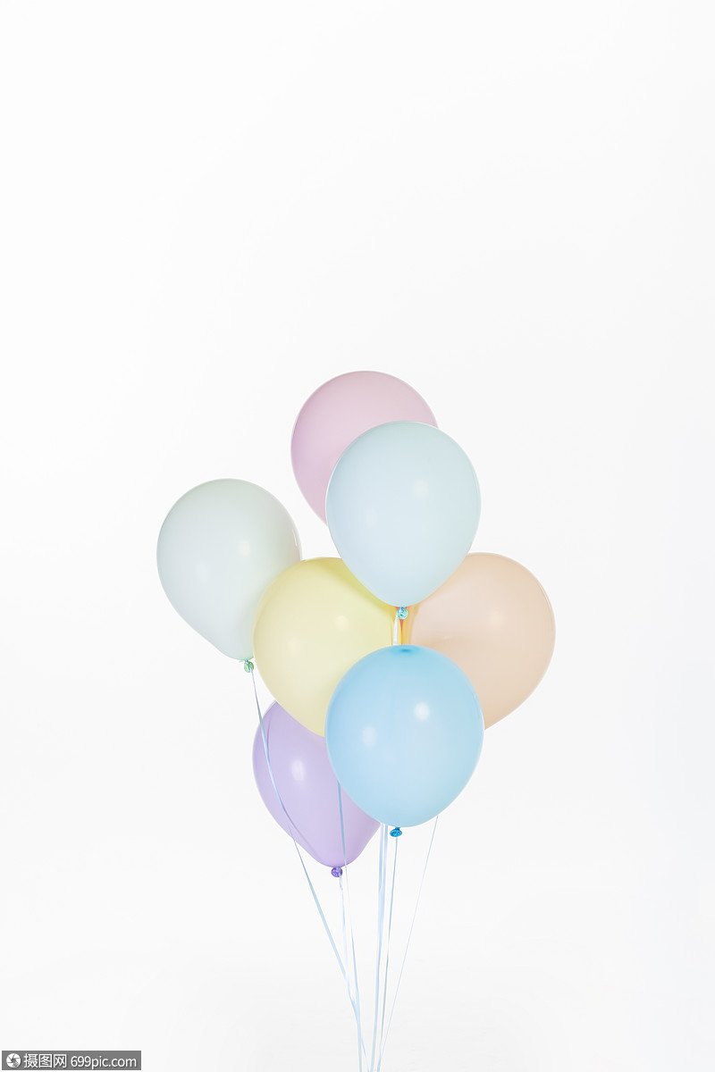 彩色彩色气球唯美图片