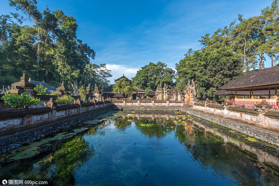 印尼巴厘島聖泉寺東南亞古式建築