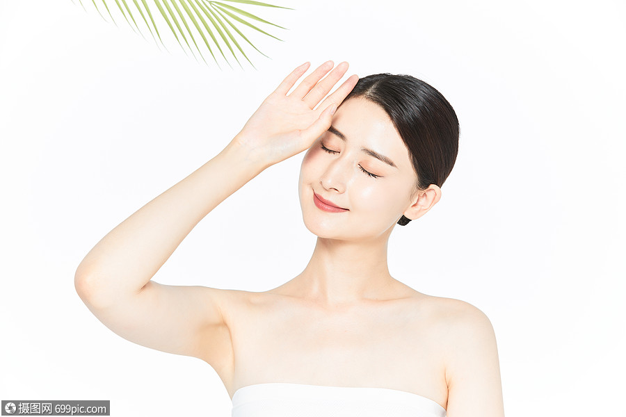 美女防晒