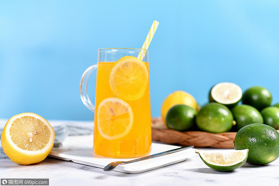 冷饮果汁水杯高清图片素材
