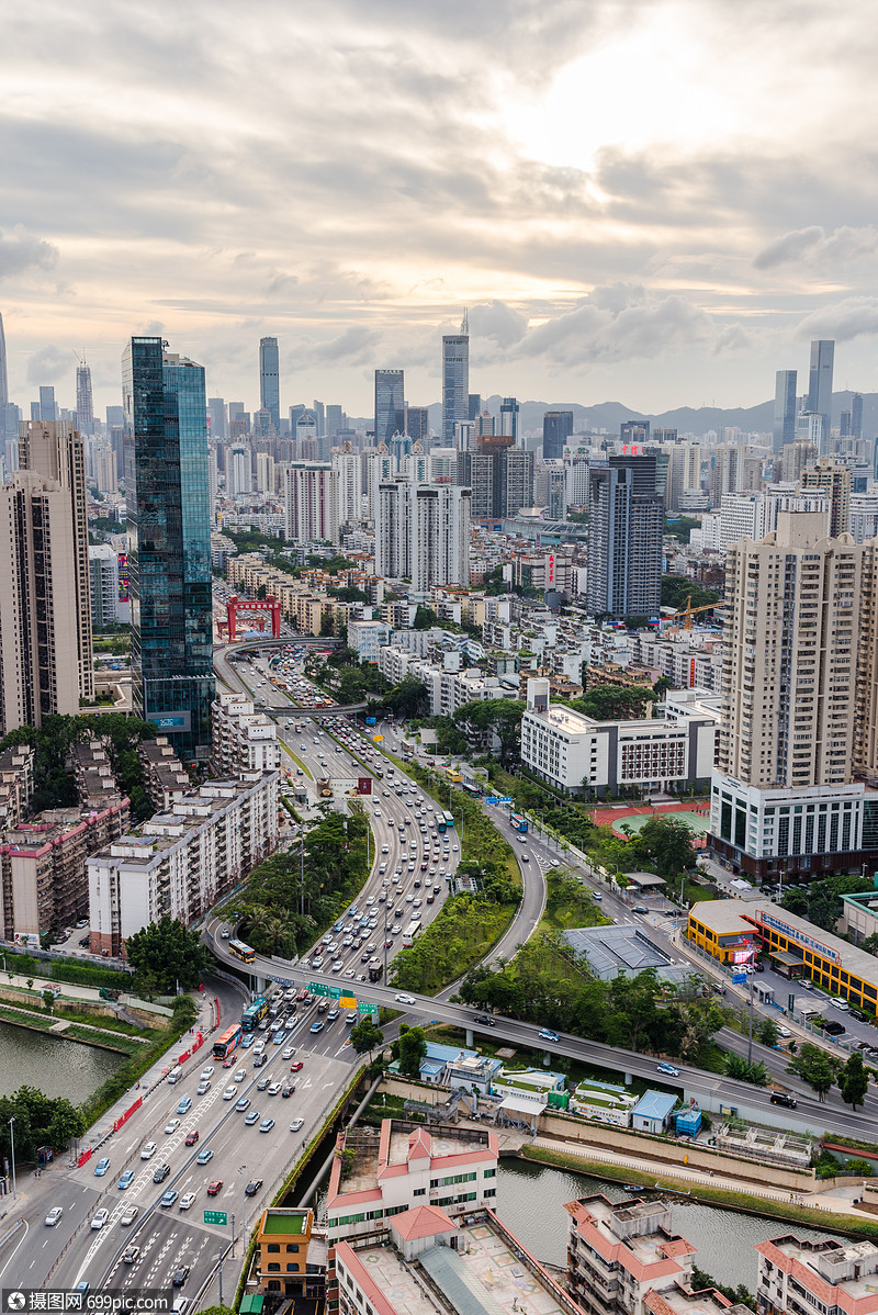 深圳市罗湖区城市风光