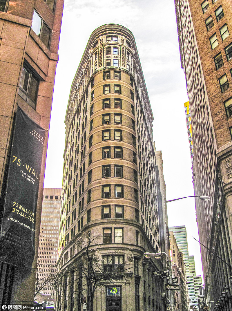 纽约著名的地标建筑-熨斗大厦