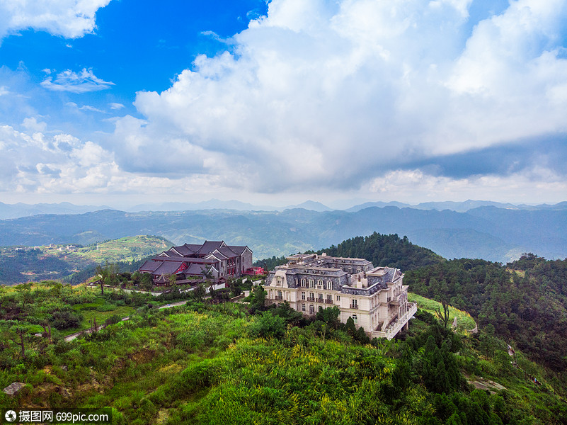 福州鼓嶺航拍福建鼓山