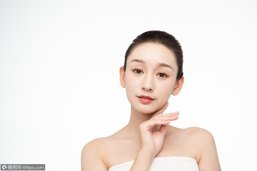 女性美容整容整形面部展示美女亚洲人