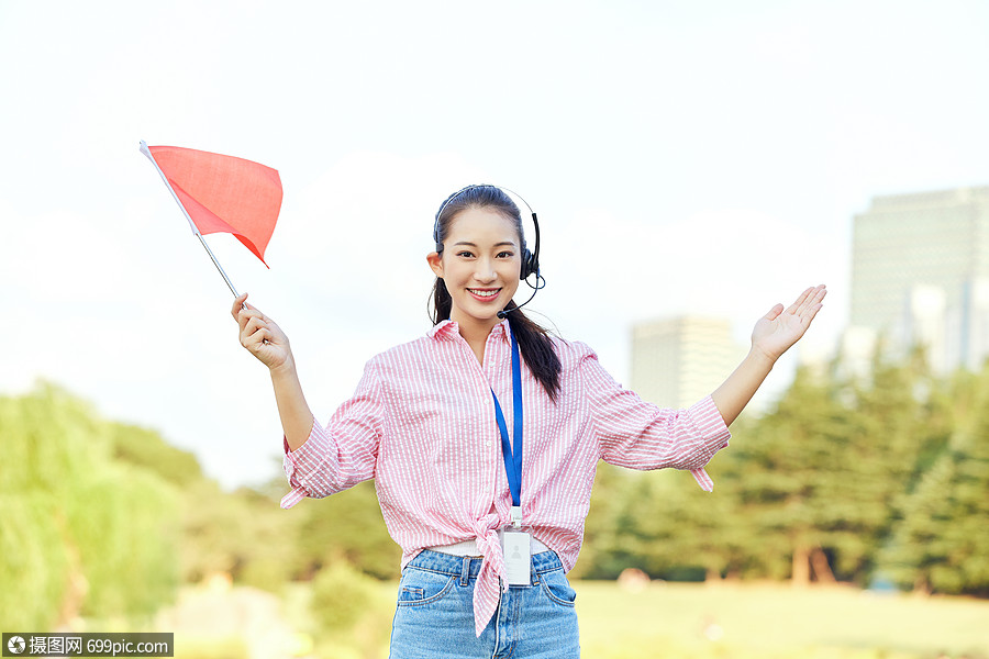 导游照片形象照图片