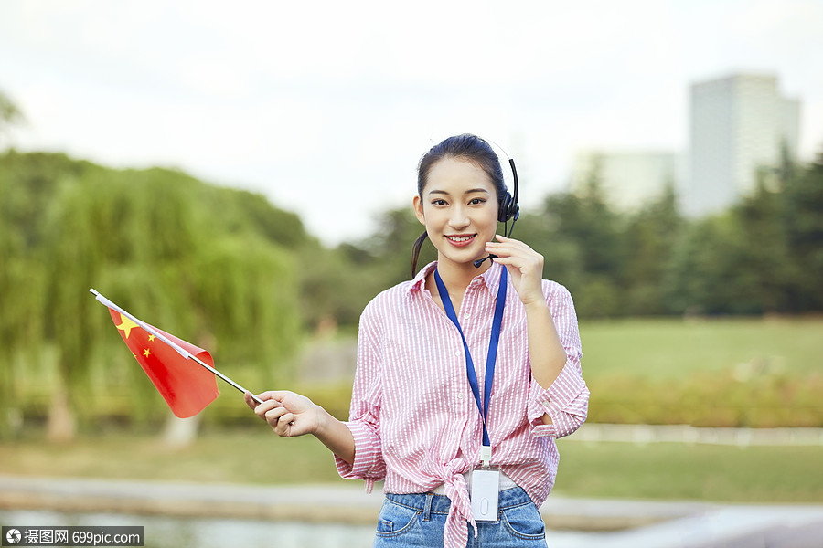 女導遊形象亞洲人人物