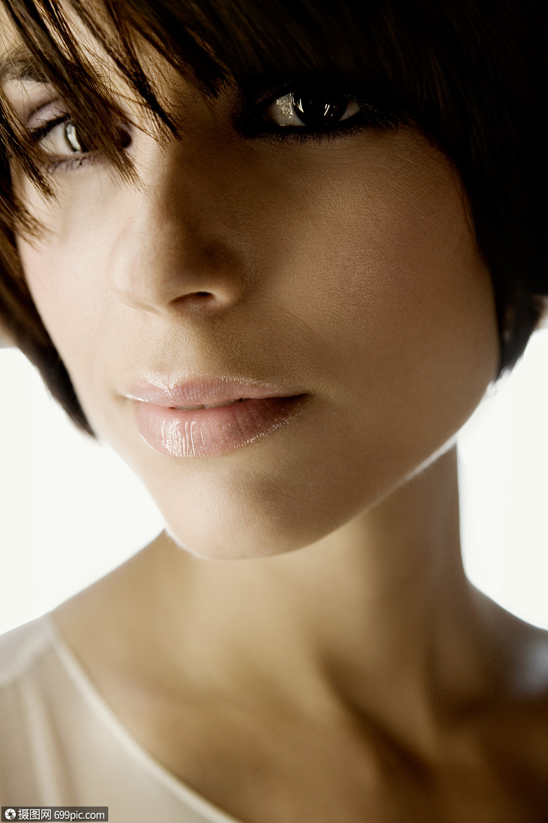 女人脸部特写