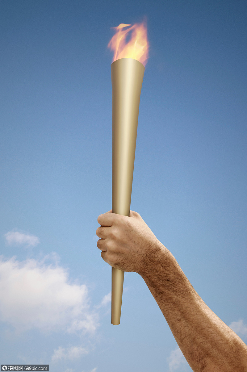 手持燃烧棒