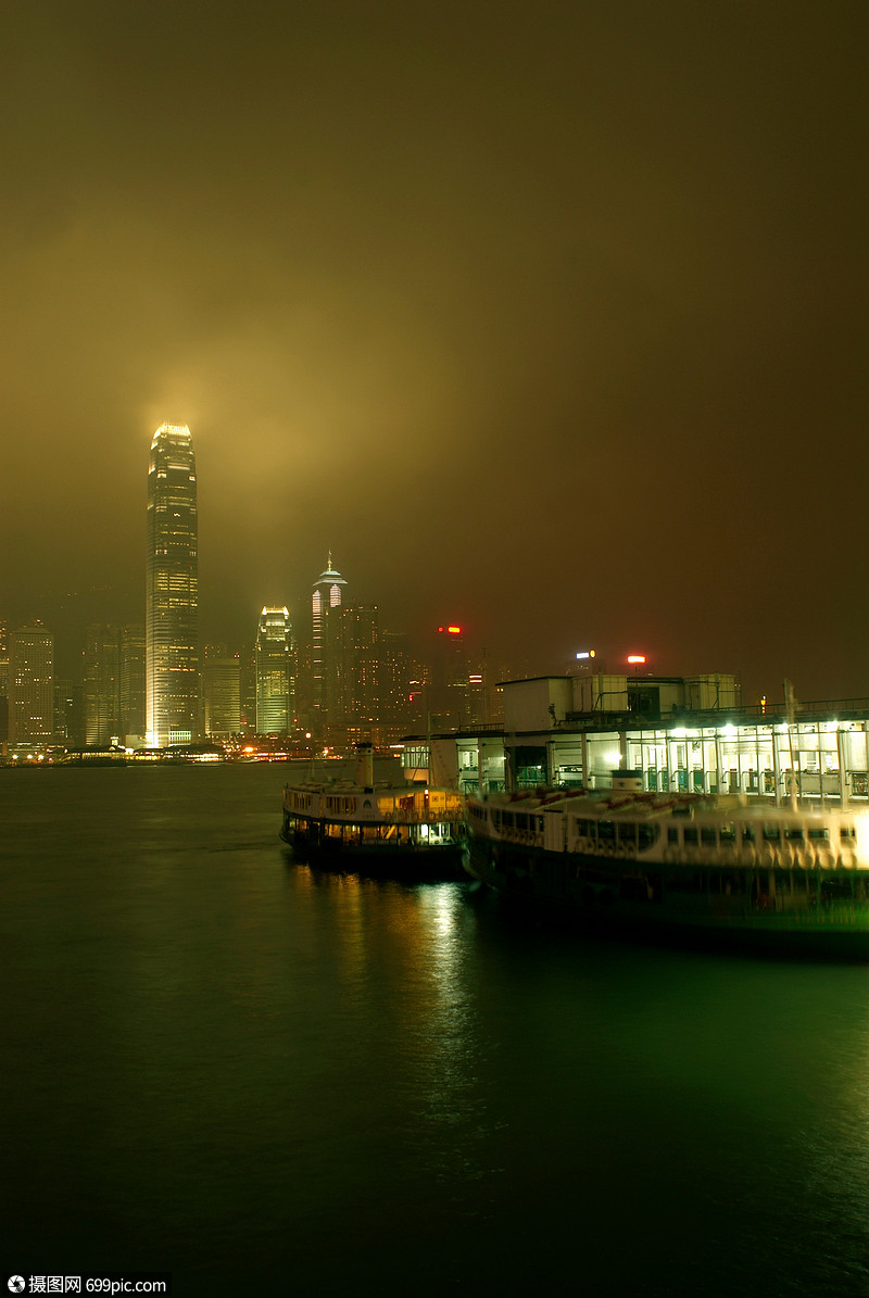 香港夜景真实图片