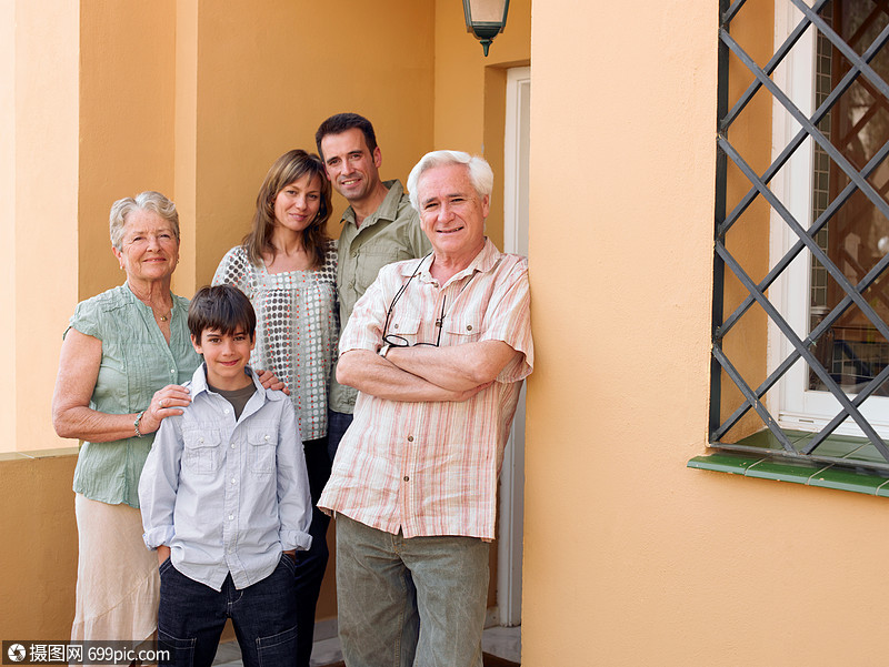 外国人家庭照片图片