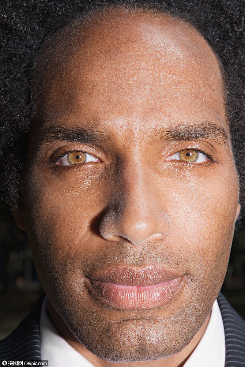 一个非裔美国人的肖像