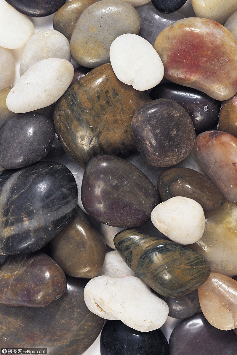 鹅卵石海滩棚拍高清图片素材