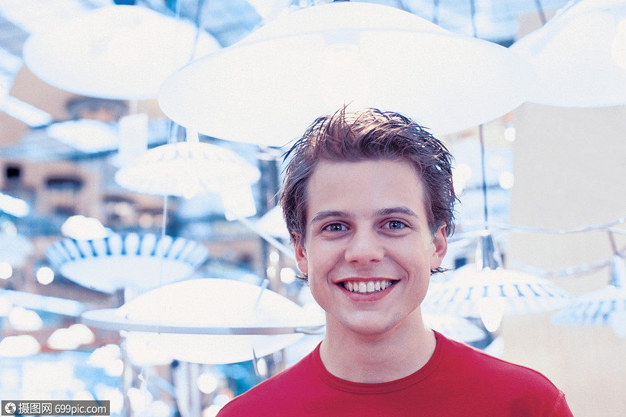 微笑的男人外国人外国人像