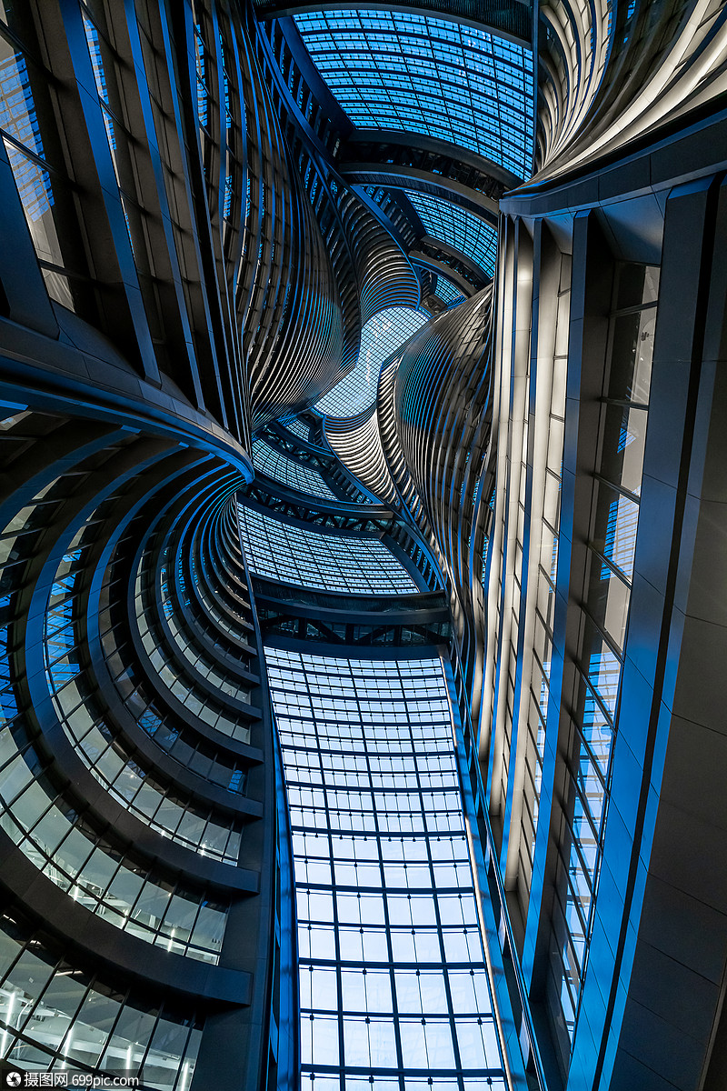 北京丽泽soho建筑科技线条