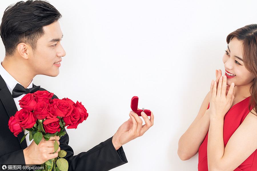 求婚恋人七夕高清图片素材