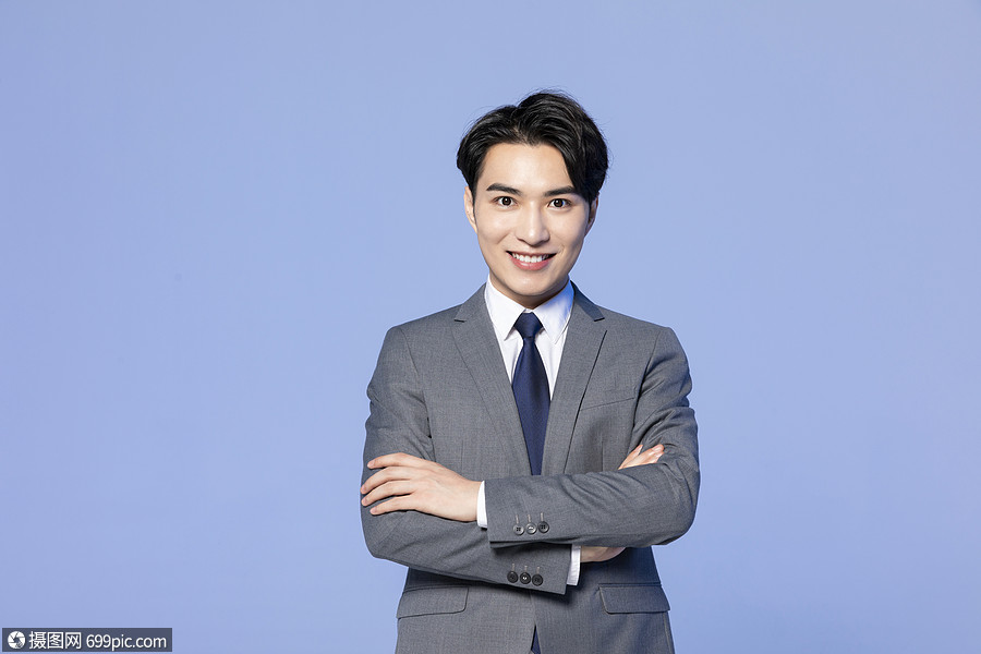 商务男士积极正面形象职场精英中国人