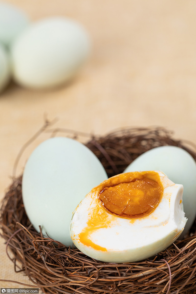 咸鸭蛋静物咸蛋盐蛋