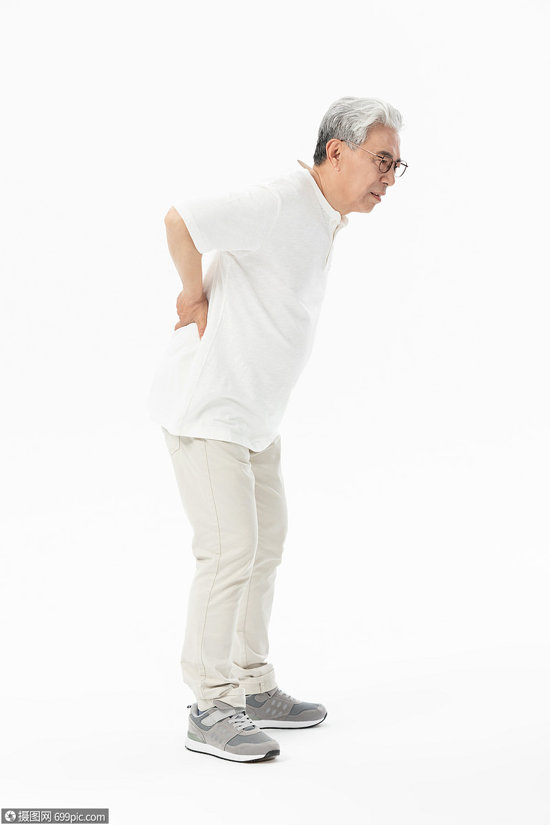 老爷爷腰酸背痛老年人生病