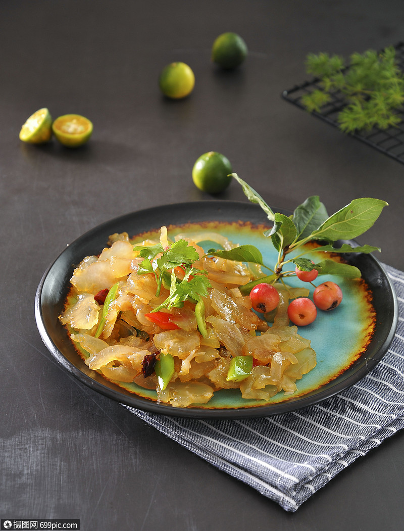 香辣牛蹄筋美食