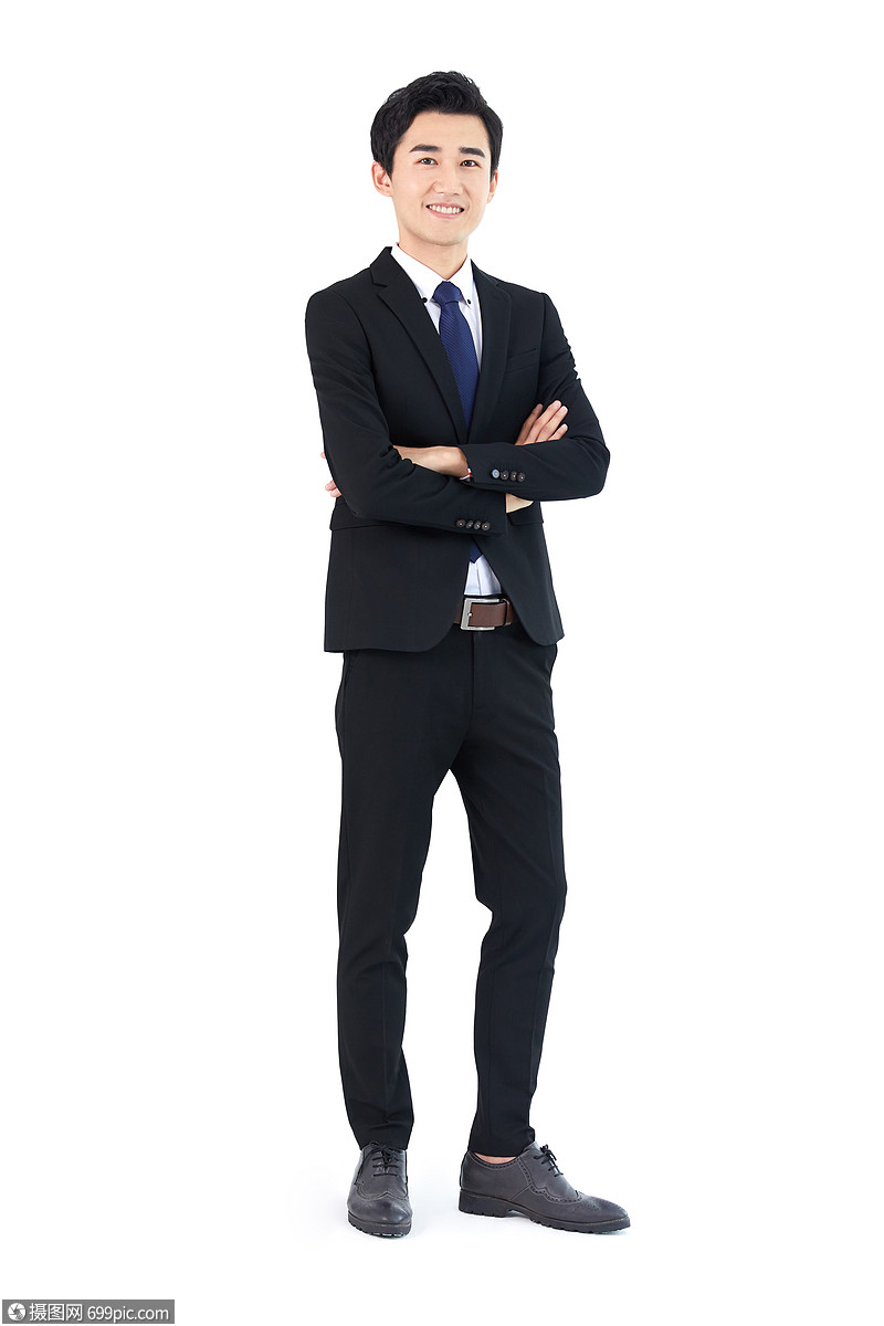都市商务精英抱胸形象