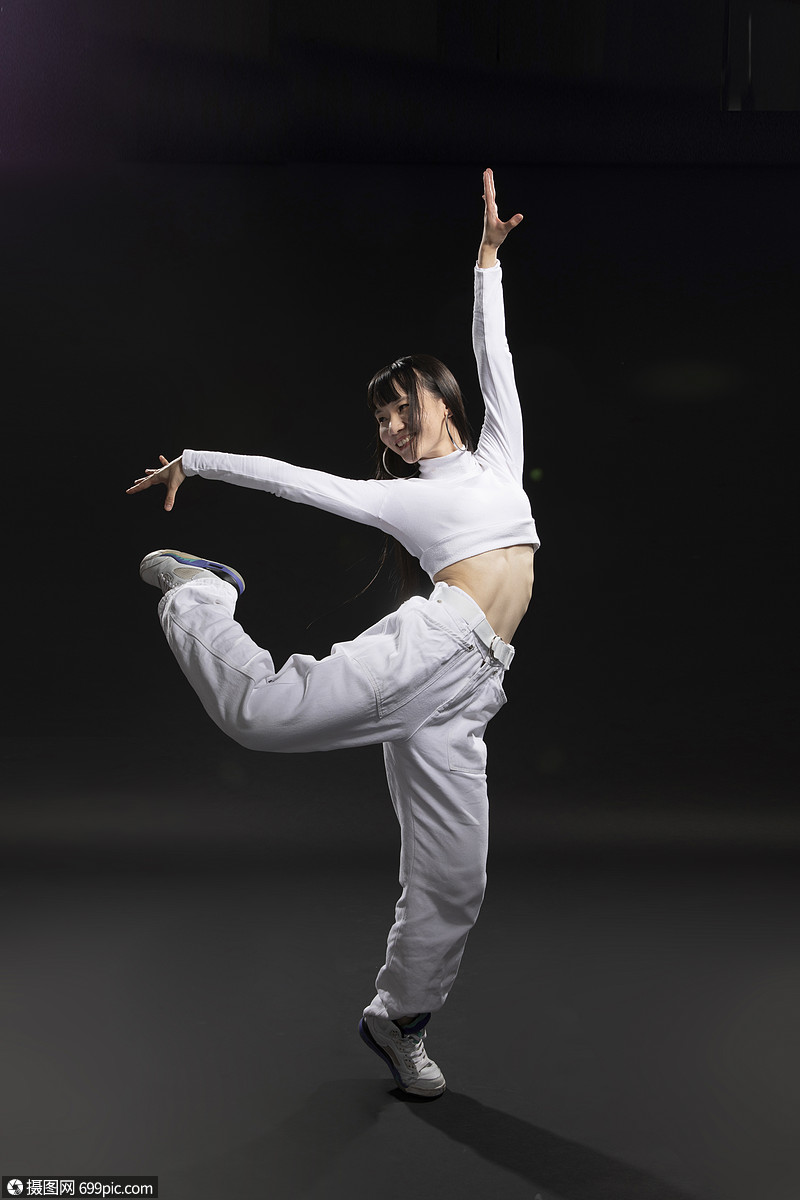 街舞时尚美女女性动作