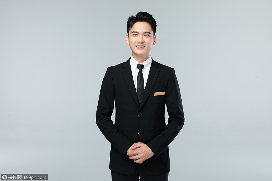 商务男士青年职场微笑