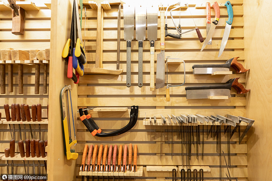 木匠工作室工具间工具展示柜工作间匠人