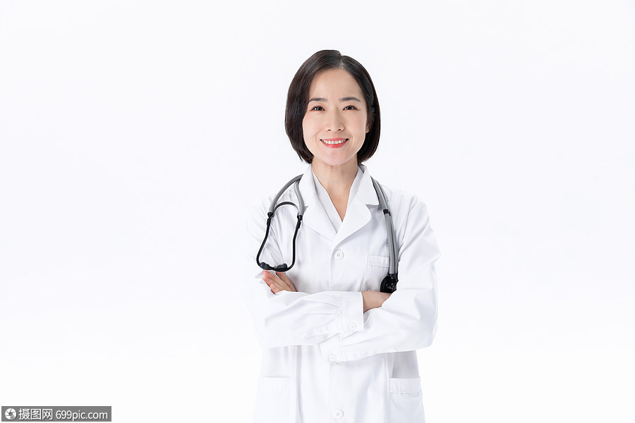 青年女性医生形象医护人物