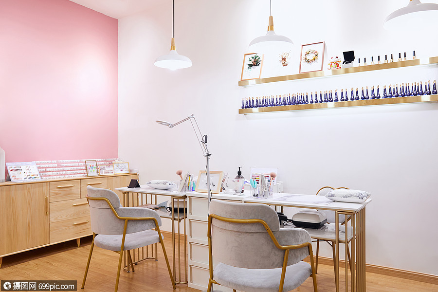 美甲店场景美甲工作室