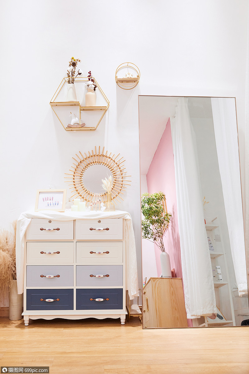 美甲店场景美甲工作室店铺指甲美容