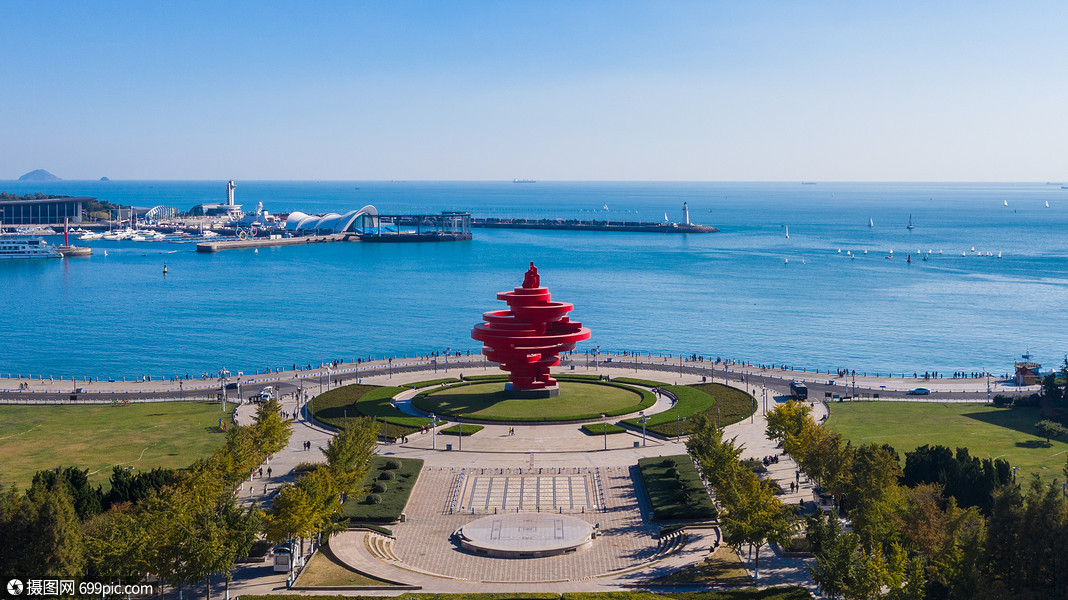 摄图网>照片>建筑空间>青岛地标五四广场五月的风.jpg>