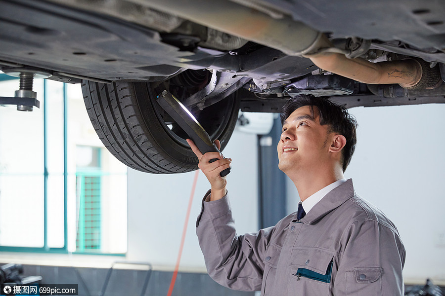 汽车检查员汽修工形象展示