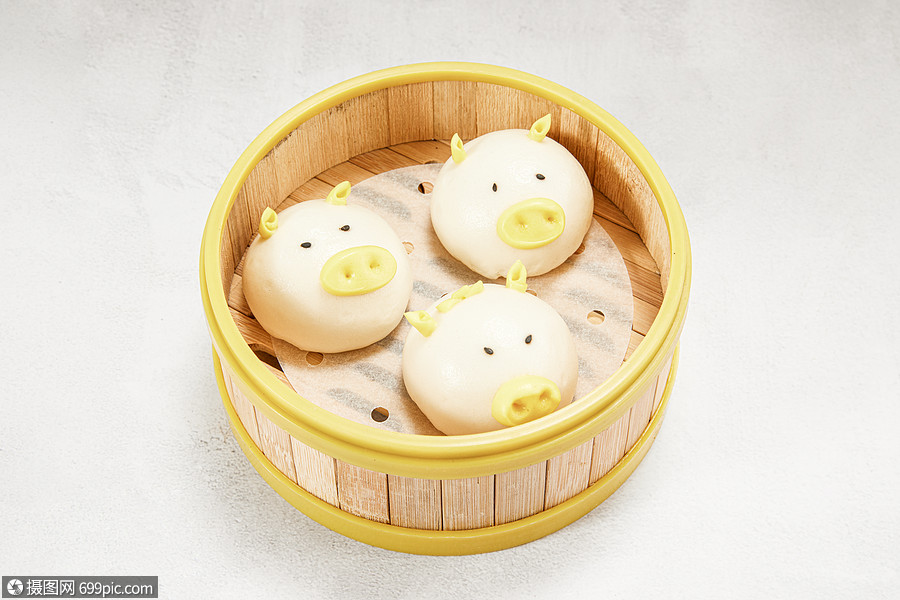 流沙猪仔包甜食流沙包