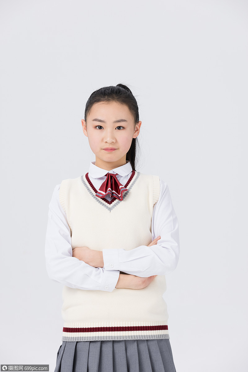 照片 职业形象 穿校服的中学生可爱形象.jpg