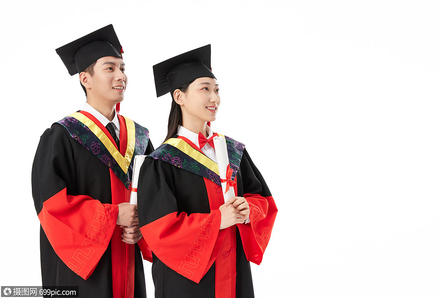 博士毕业生合影博士后学位帽