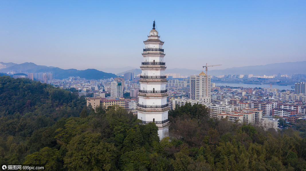 广东肇庆文明塔古建筑高要旅行
