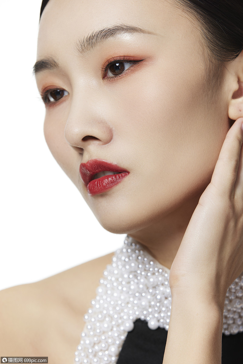 美妆年轻时尚性感美女彩妆中国人